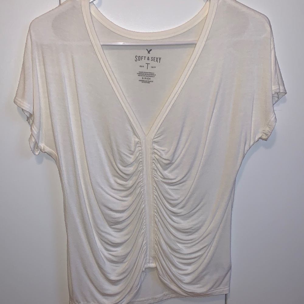 AEO Soft & Sexy Cinch Front Dolman Tee